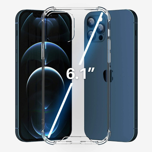 Forro iPhone 12, Pro, Max Transparente Resistente Shockproof