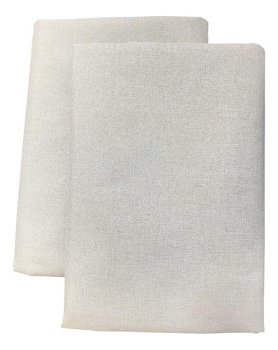 Cortinas Blackout Lino | 2 Paños 210x135 Crudo