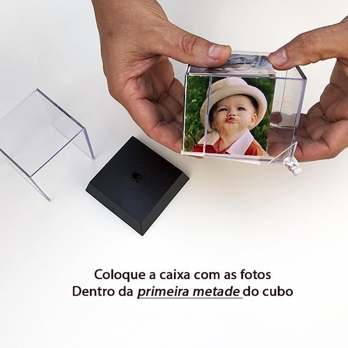 Imagem 4 de 6 de Foto Cubo Giratório 6,2 Cm - 5 Unidades