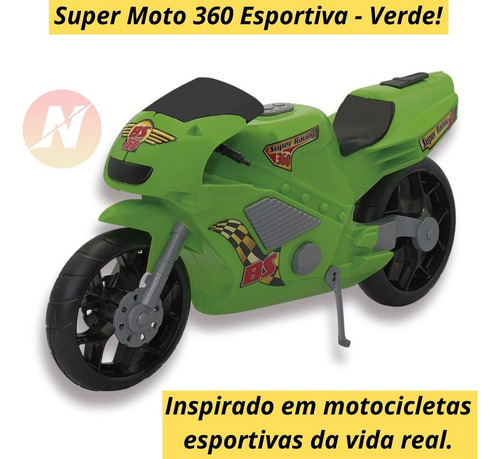 Super Moto 360 Esportiva - Verde