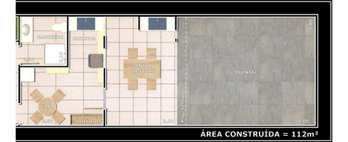 Linda Casa 112m2, No Prado, 2 Quartos, Iluminada, Ventilada