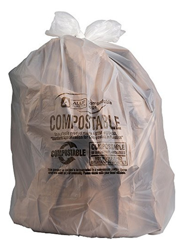 Bolsas De Basura Compostables De 55-60 Galones