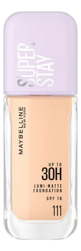 Base de maquillaje líquida Maybelline Super Stay Lumi Matte Base de maquillaje Superstay Lumi Matte tono 111 - 35mL