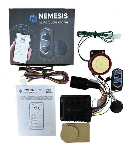 Alarma Moto Nemesis M70 Proximidad App Con Gps G100a 4g
