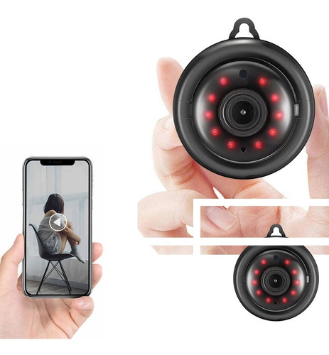 2x Mini Micro Câmera Ip Wifi 720p Segurança Espiã Wifi Hd