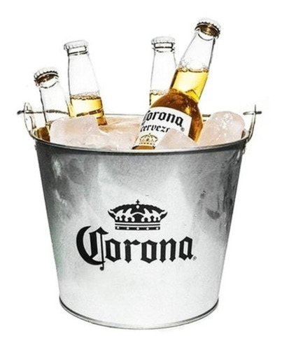 Hermosa Frapera Corona Chapa Zinc Cerveza Store Face Envios