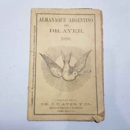 Antiguo Almanaque Argentino Del Dr Ayer 1898 Mag 59946