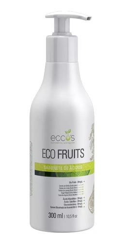 Sabonete De Ácidos Eco Fruits - Eccos Cosméticos 300ml