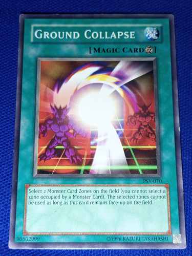 Ground Collapse Yugioh Tcg #psv-070 Ground Collapse Inglés (Usado)