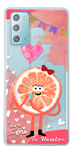 Funda Para Galaxy De Parejas Media Naranja Nombre De Ella