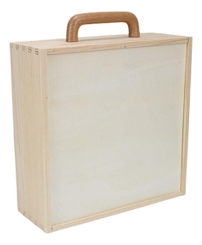 Caja De Madera Con Asa Con Tapa Cajas Tapa De Madera Grande