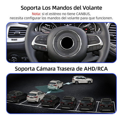 Estéreo 1+32g Cámara Para Jeep Compass Patriot 2007-2008 Gps