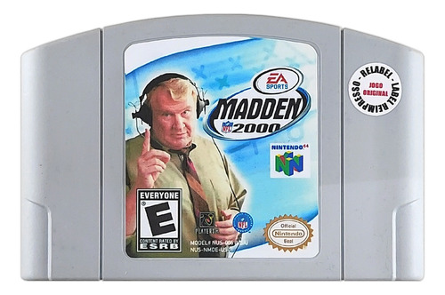 Madden Nfl 2000 Original Nintendo 64 N64