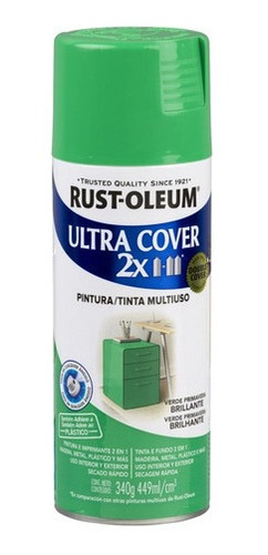 Spray Aerosol Ultra Cover 2x Verde Primavera Br Rust Oleum