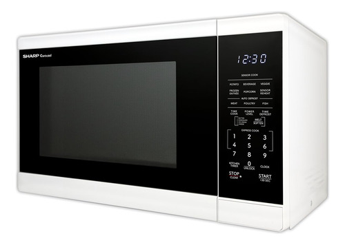 Horno Microondas 1100 W 1.4 Pies Cúbicos Blanco 12.4 Pulgada