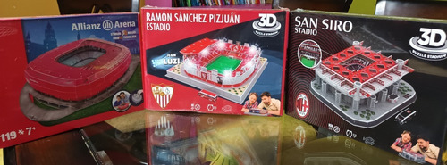 Imagen 3 de 5 de Puzzle 3d Estadio - Estadio San Siro Ac Milán - Original