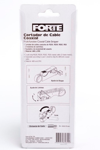 Cortador De Cable Coaxial Forte