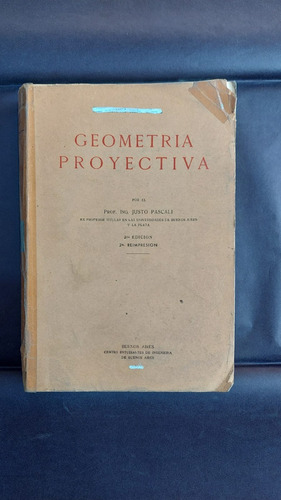 Geometria Proyectiva - Justo Pascali - Centro Estudiantes De