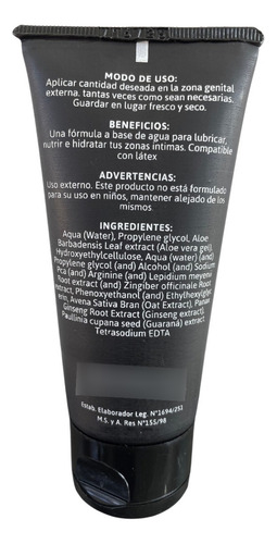 Lubricante Gel Intimo Be Neutro Premium Sin Glicerina Lube