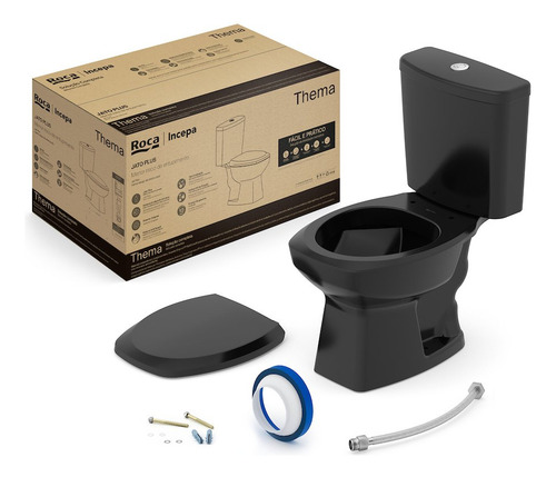 Kit Vaso Sanitário Com Caixa Acoplada E Assento Soft Wt