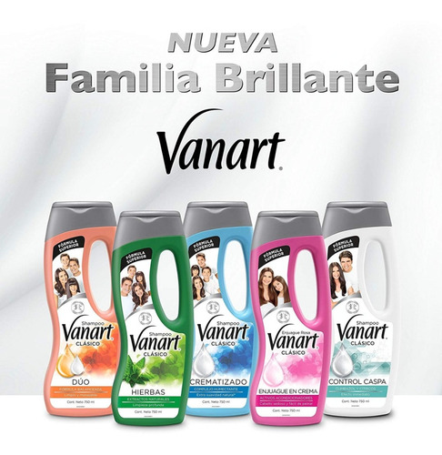 Shampoo Vanart Clásico Dúo 750ml