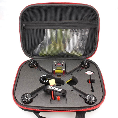 Estuche Bolso Para Drone Emax Rc 200 Fpv Tela Esponja Negro