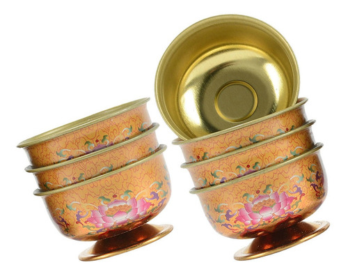 Cuenco De Agua Con Forma De Copa Sagrada Tibetana De 7 Pieza