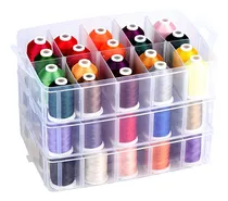 Comprar  Hilos Bordado Simthread 63 Colores Con Caja Organizador