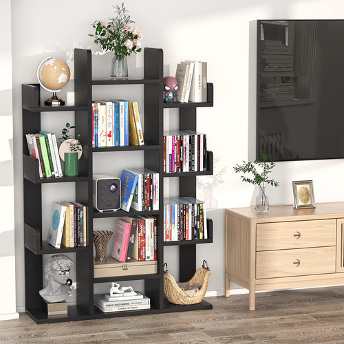 Aheaplus Librería Estantería En Forma De Árbol Con 13