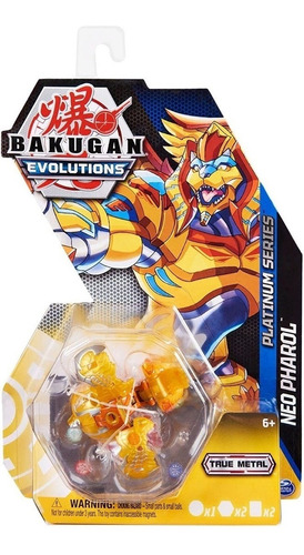 Bakugan Platinum Series S4 True Metal Figura Neo Pharol