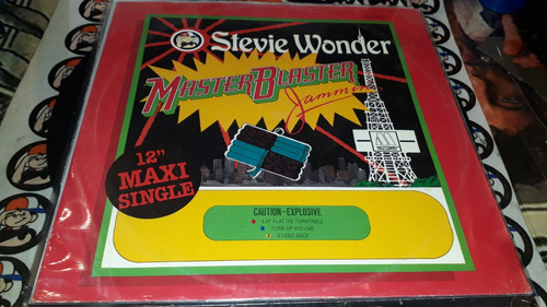Stevie Wonder Master Blaster Vinilo Maxi Muy Buen Estado 80