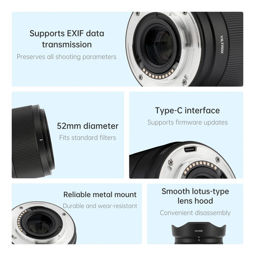 Lente Viltrox Af 56 Mm F1.7 E-mount Aps-c Stm Para Sony