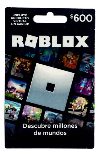 Tarjeta De Regalo Roblox - 600 Mxn Código Digital