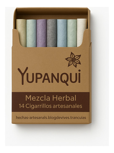 Cigarros Herbales - Té De Lavanda, Menta, Manzanilla