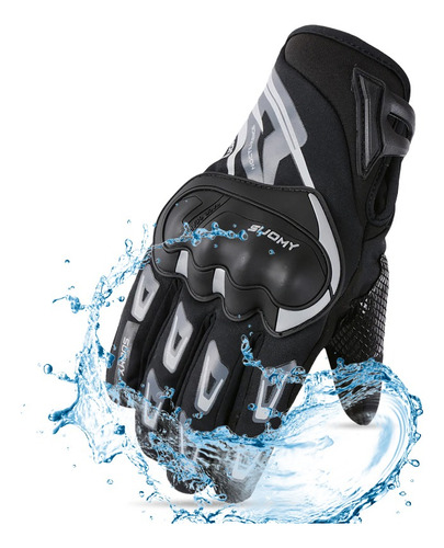 Guantes Moto Suomy 100% Impermeable Tactil Termico Deportes