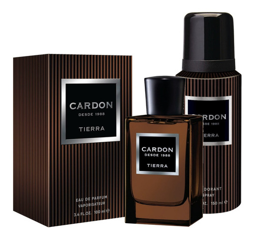 Perfume Hombre Cardon Tierra Edp 100ml + Desodorante