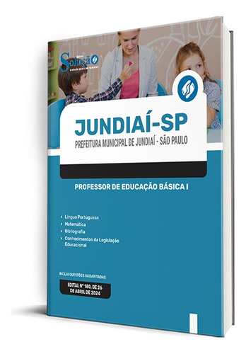 Apostila Prefeitura De Jundiaí Sp 2024 Professor De Educação Básica I