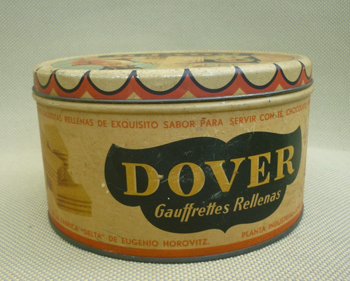 Antiogua Lata Galletas Dover / Eugenio Horovitz (Usado)