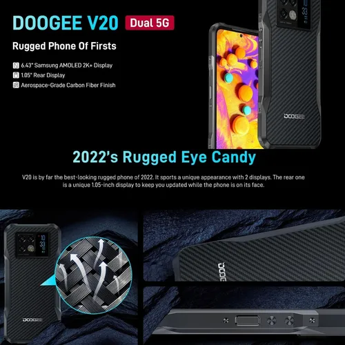 Doogee V20 5g 8gb 256gb Dual Sim Duos