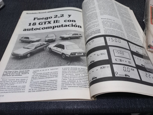 Única Revista Su Auto Renault Fuego Gtx 2.2 N°77