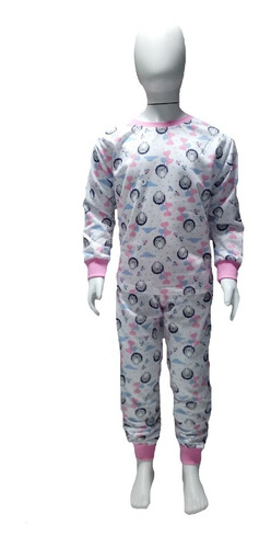 Imagem 2 de 8 de Combo Com 2 Pijamas Infantil Tamanhos 8/10/12 Malha Menina