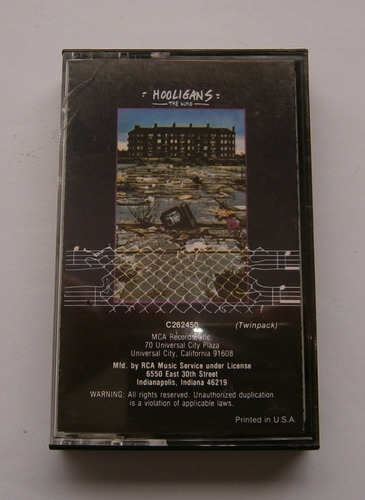 The Who - Hooligans (cassette Ed. U S A)