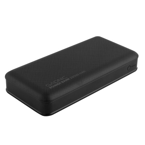 Cargador Portátil Gadnic Power Bank 20000mah 2 Usb Color Negro