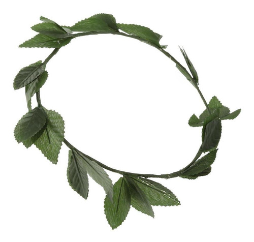 3x Hoja Verde Romana Diosa Griega César Corona De Laurel
