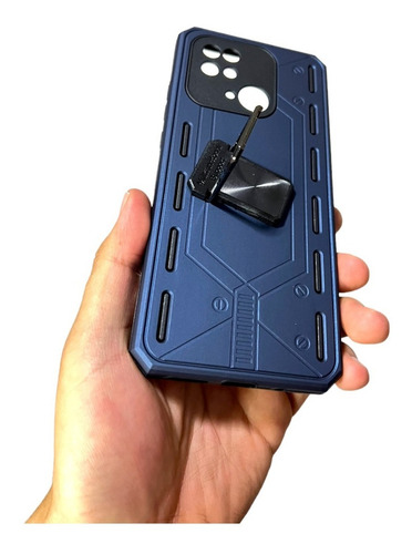 Funda Poco C40 | Xiaomi Redmi 10c Protector Case Rudo + Mica