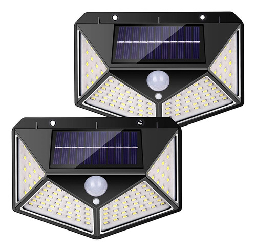Jorshiman Led Luz Solar Sensor De Movimiento Al Aire Libre,
