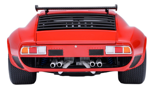 Lamborghini Miura Jota Svr Escala 1:18 Autoart 79171 Color Rojo