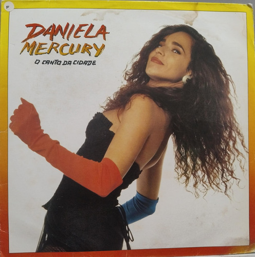 Daniela Mercury Lp 1992 O Canto Da Cidade + Encarte 4855