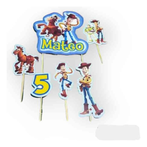 Cake Topper Personalizado Woody Toy Story