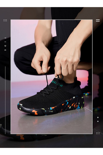 Zapatillas De Suela Suave, Zapatos Tipo Calcetín Cómodos